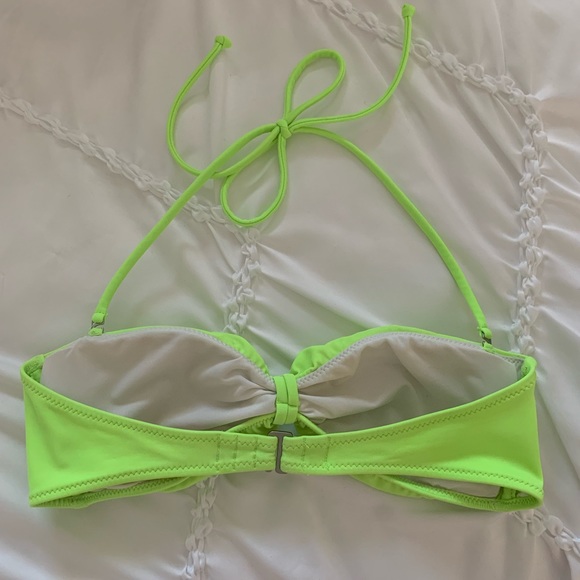 Victoria’s Secret | Neon Green Bandeau Bikini Top - Picture 4 of 8